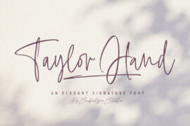 Taylor Hand Font