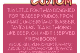 Teabeer Custom Font Family