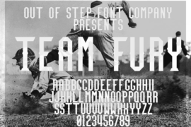 Team Fury Font