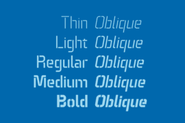 Technical Stencil VP Font