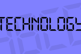 Technology Font Family