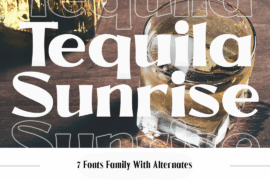 Tequila Sunrise Demo Font