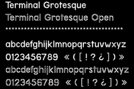 Terminal Grotesque Font Family