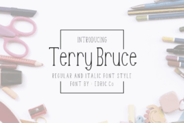 TerryBruce DEMO Font Family