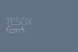 Tesox Font