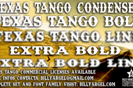 Texas Tango BOLD PERSONAL USE Font