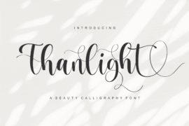 Thanlight Font