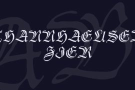 Thannhaeuser Zier Font