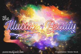 The Illusion of Beauty Font