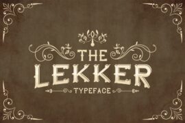 The Lekker DEMO Font Family