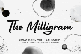 The Milligram Font