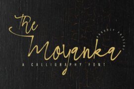 The Moyanka Demo Font