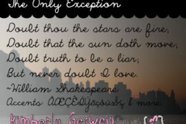 The Only Exception Font