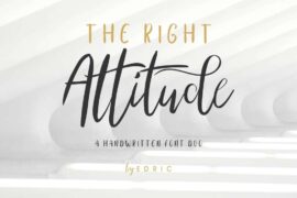Right Attitude Demo Font Family