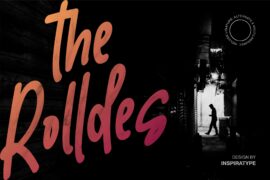 the Rolldes FREE Font