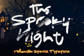 The Spooky Night Font