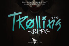 The Trolling Joker Font