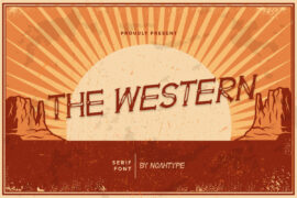 The Western Demo Font Family