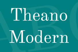 Theano Modern Font