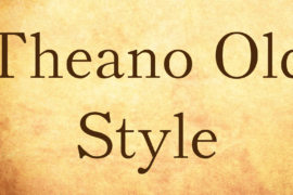 Theano Old Style Font