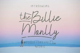 TheBillieMonlly DEMO Font Family