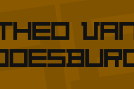 Theo Van Doesburg Font