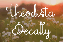Theodista Decally Font Family