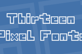 Thirteen Pixel Fonts Font