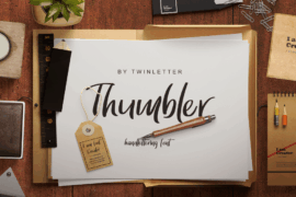 Thumbler Demo Font