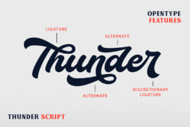 Thunder Demo Font