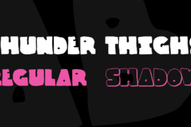 Thunder Thighs Font Family