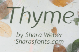 Thyme Font