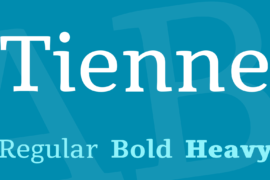 Tienne Font Family