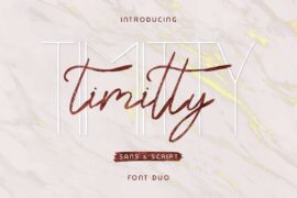 Timitty Demo Font Family