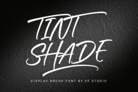 TINT SHADE – Personal Use Font