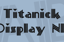 Titanick Display NF Font