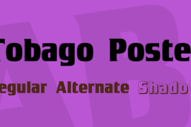 Tobago Poster Font Family