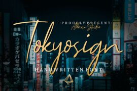 Tokyosign Demo Version Font