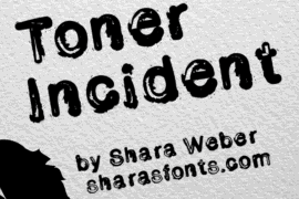 Toner Incident Font