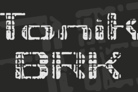 Tonik BRK Font