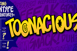 Toonacious BB Font Family