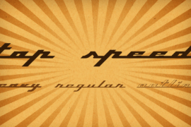 Top Speed Font Family