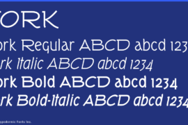 Tork Font Family