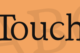 Touch Font