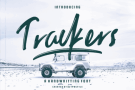 Trackers demo Font
