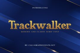 Trackwalker Demo Font Family