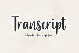 Transcript Font