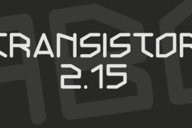 Transistor 2.15 Font