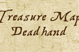 Treasure Map Deadhand Font