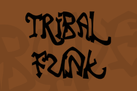 Tribal Funk Font
